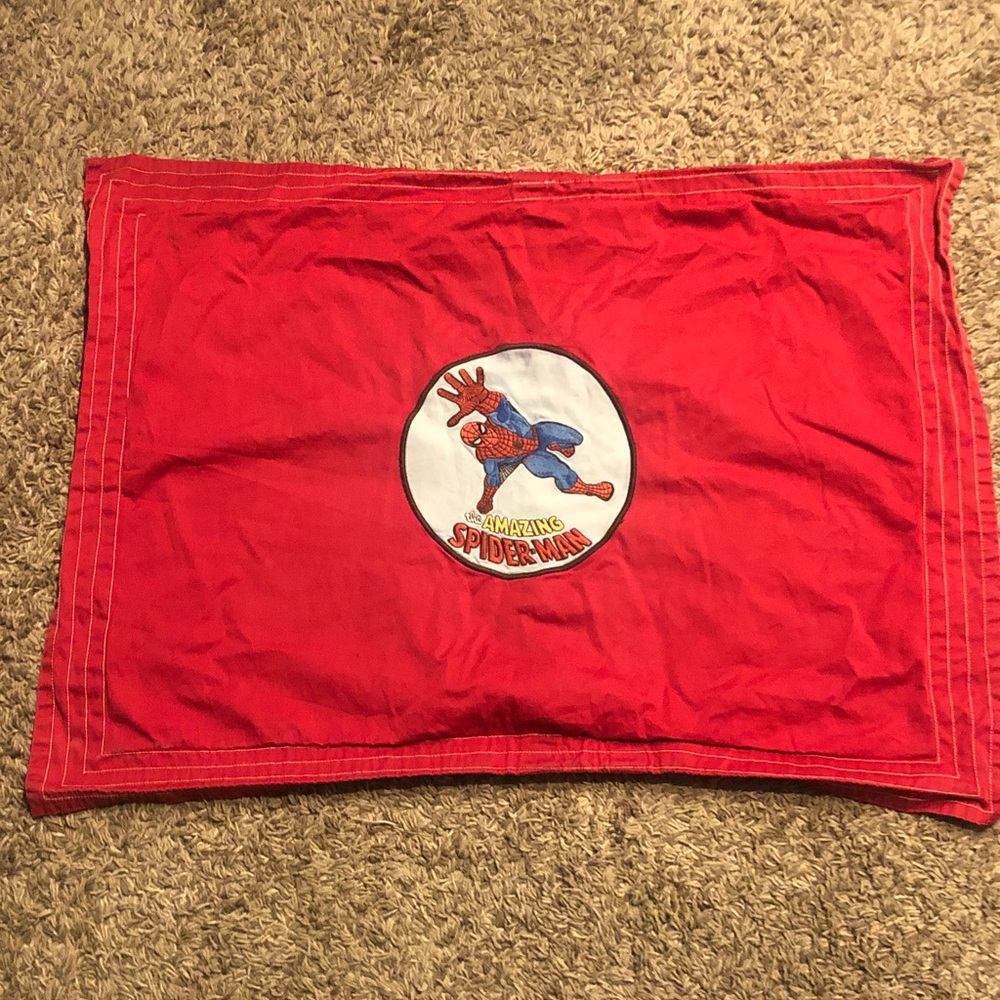 Pottery Barn Kids Red Spider-Man Pillow Sham